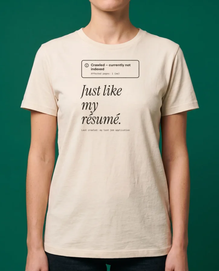 Crawled, not indexed – T-shirts
