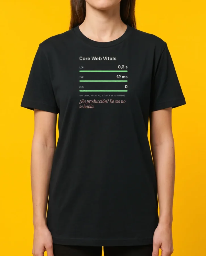 Core Web Vitals (en local) – Camisetas