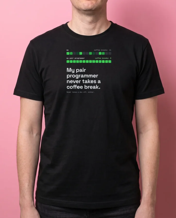 My pair programmer – T-shirts
