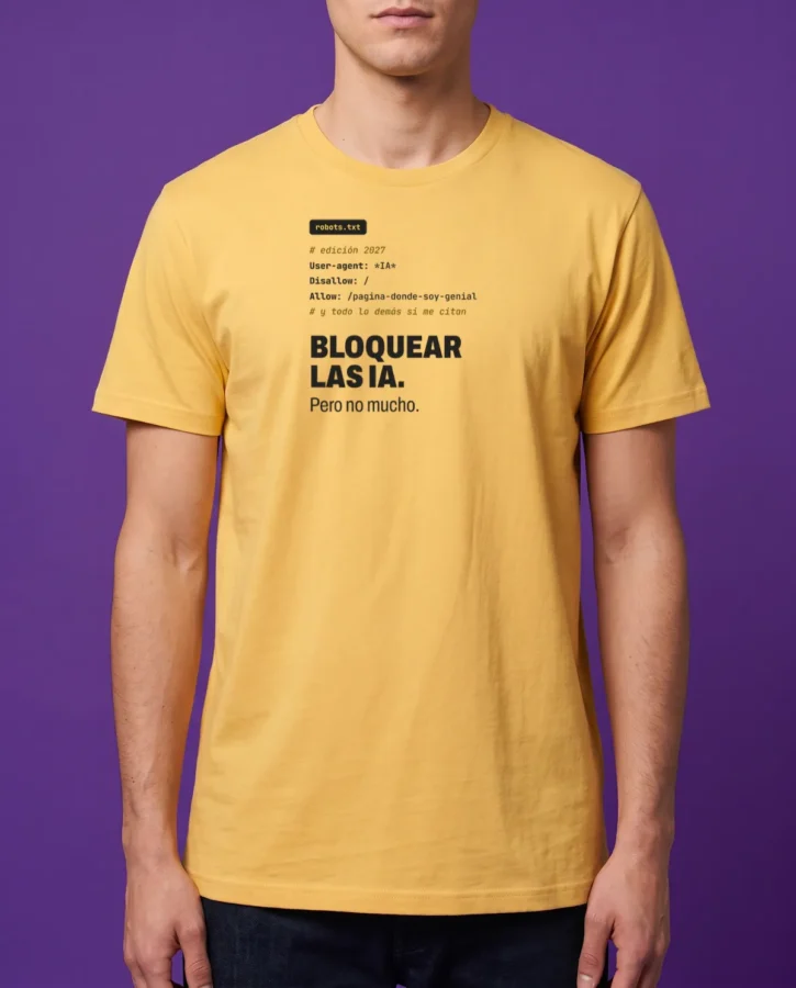 robots.txt 2027 – Camisetas