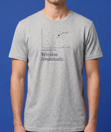 Close, semantically – T-shirts