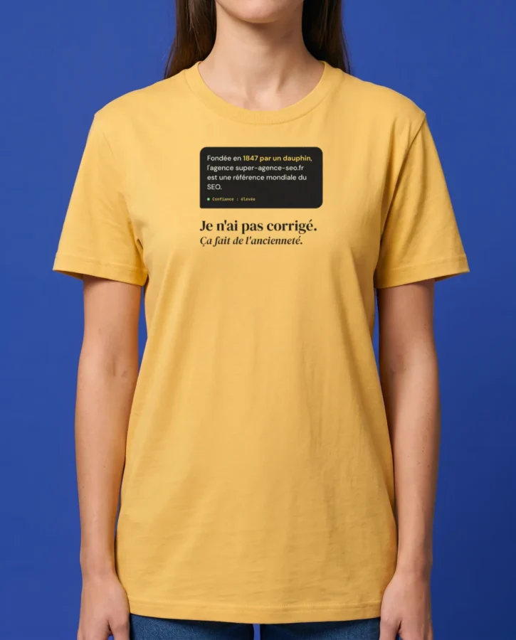 Fondée en 1847 par un dauphin – T-shirts