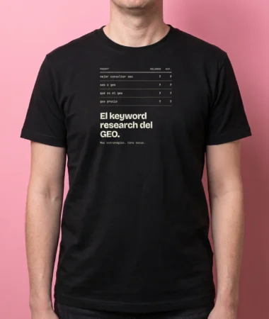 Volumen de prompts: ? – Camisetas