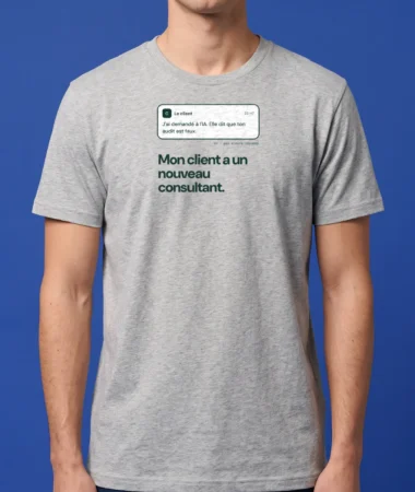 Le client a demandé à l'IA – T-shirts