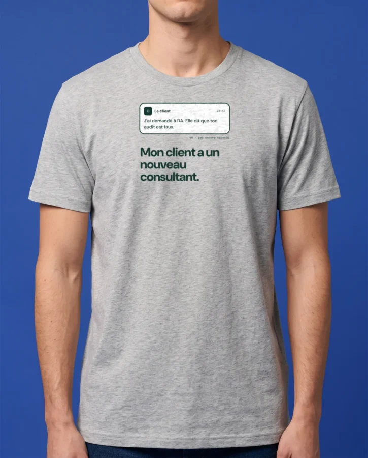 Le client a demandé à l'IA – T-shirts