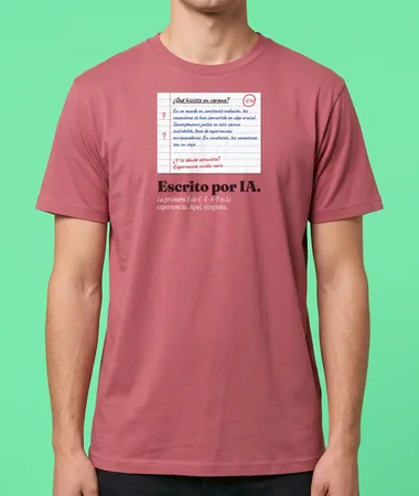 Qué hice en verano, escrito por IA – Camisetas