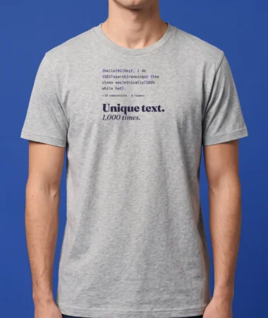 {Spinning|Rewriting} – T-shirts