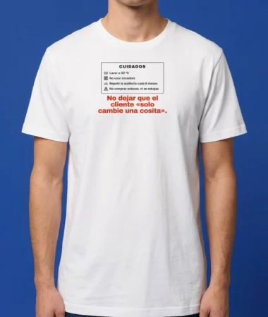 Etiqueta de cuidados del SEO – Camisetas