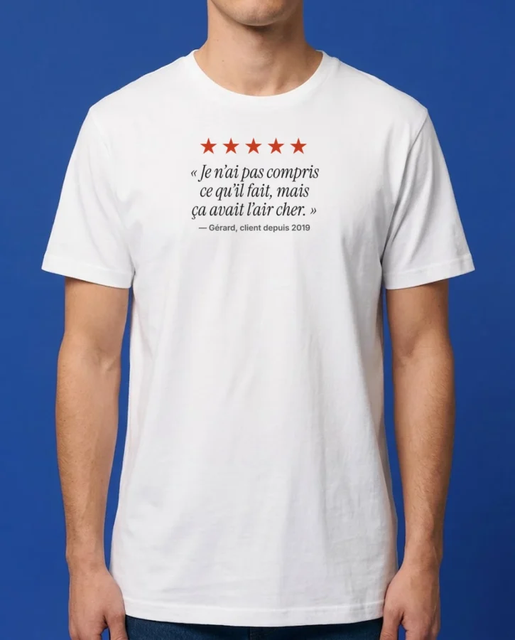 Avis client 5 étoiles – T-shirts