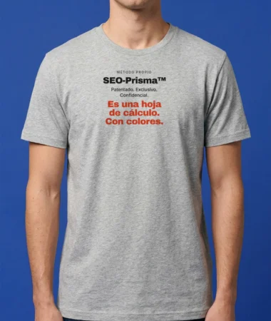 Método propio SEO-Prisma – Camisetas