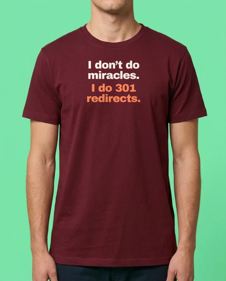No miracles, just 301s – T-shirts