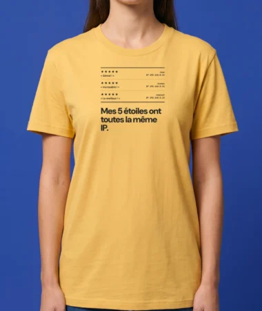 5 étoiles, même IP – T-shirts