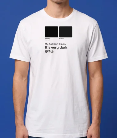 Very dark gray #111 – T-shirts