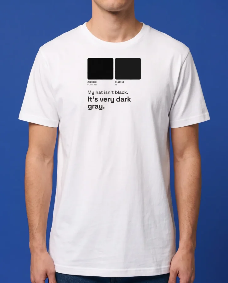 Very dark gray #111 – T-shirts
