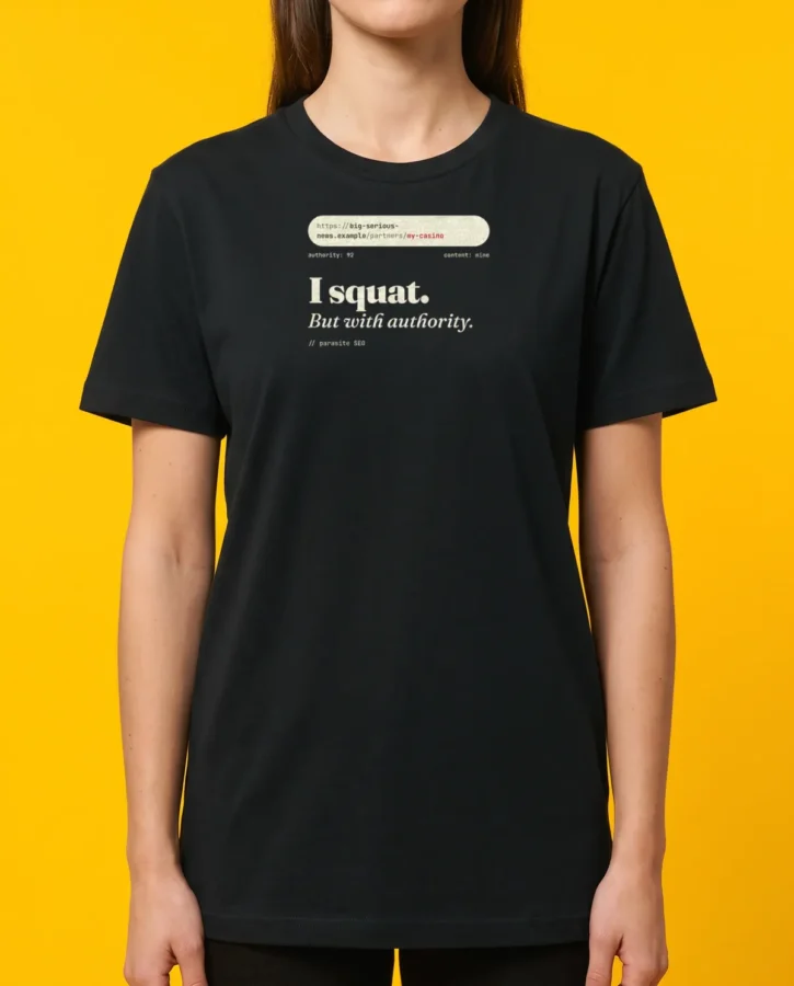 Parasite SEO – T-shirts