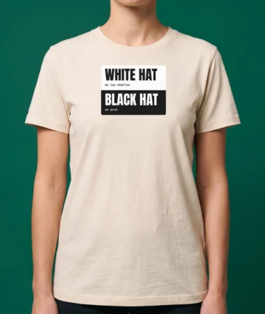 White hat en las charlas – Camisetas