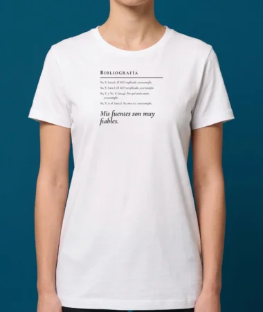 Bibliografía: yo – Camisetas