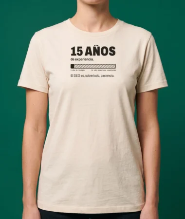 15 años de experiencia – Camisetas