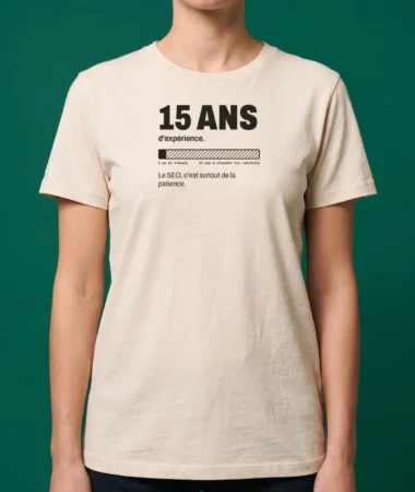 15 ans d'expérience – T-shirts