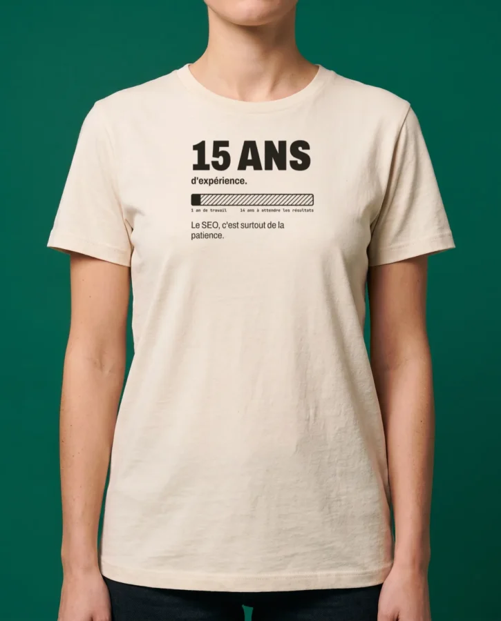 15 ans d'expérience – T-shirts