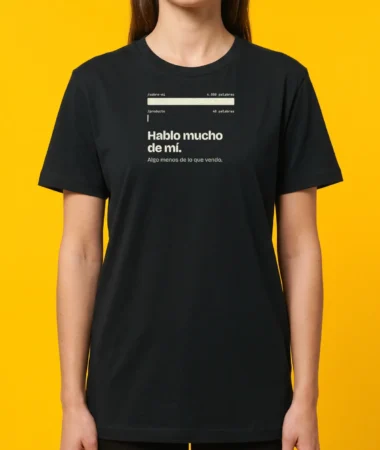 Sobre mí: 4.000 palabras – Camisetas