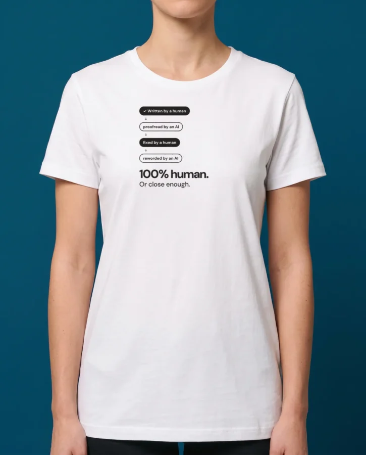 Written by a human – T-shirts