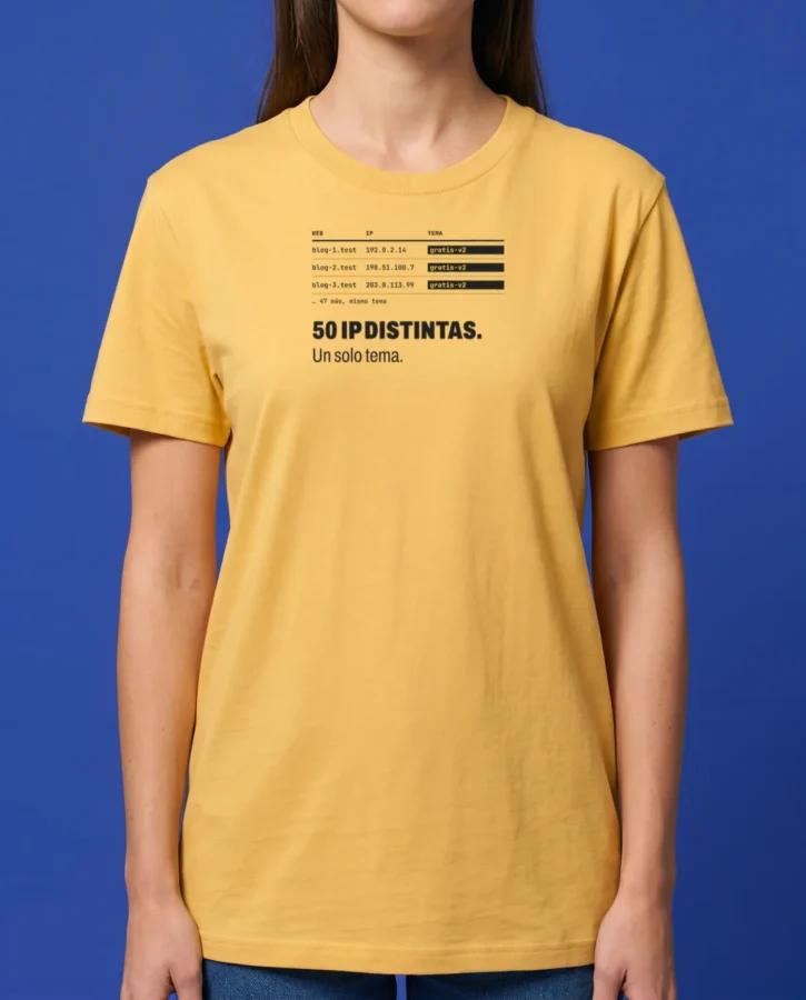 50 IP, 1 tema – Camisetas