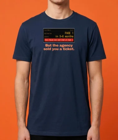 This train does not stop at page 1 – T-shirts
