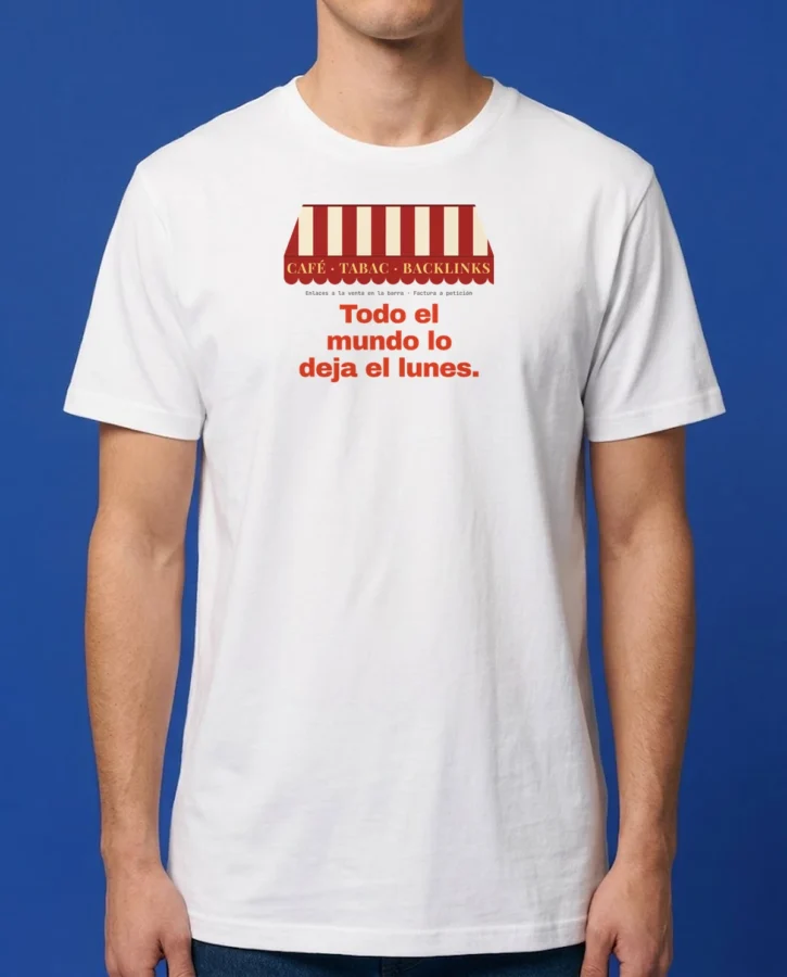 Café, estanco, backlinks – Camisetas