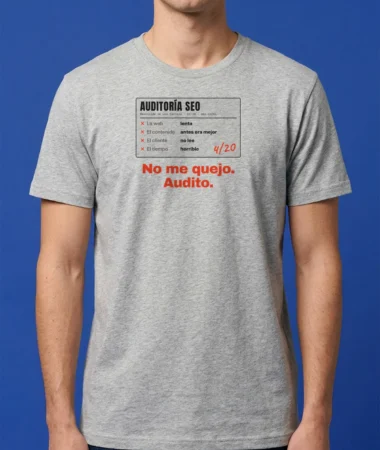 No me quejo, audito – Camisetas