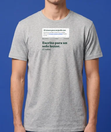 500 palabras, 1 enlace – Camisetas