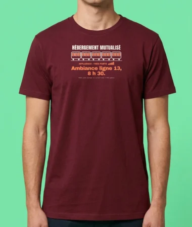 Hébergement mutualisé, ambiance ligne 13 – T-shirts