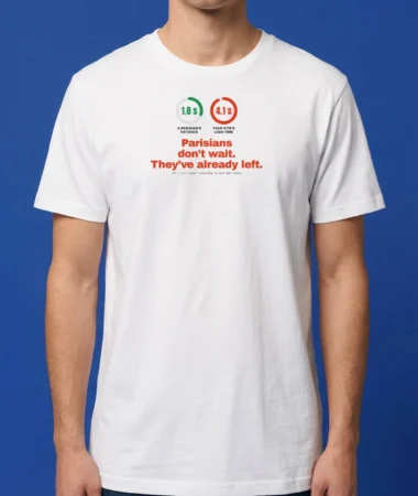 Parisians don’t wait – T-shirts