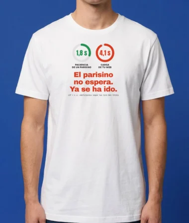 El parisino no espera – Camisetas