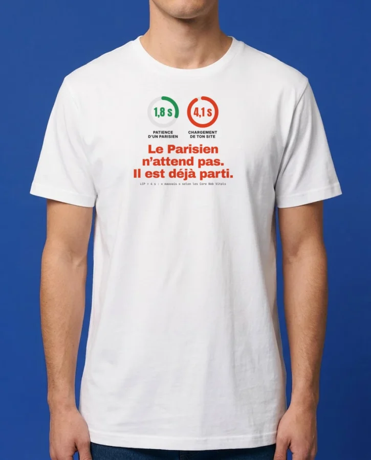 Le Parisien n’attend pas – T-shirts