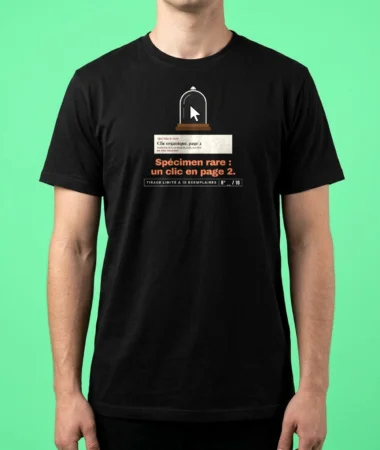 Spécimen rare : un clic en page 2 – T-shirts