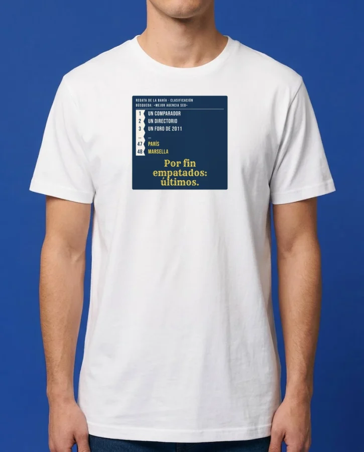 Regata SEO: París y Marsella, últimos empatados – Camisetas
