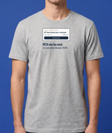 87 dominios por renovar – Camisetas