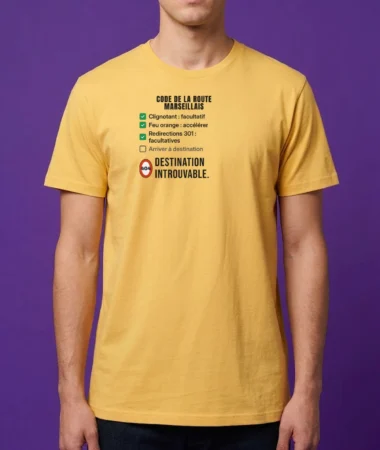 Code de la route marseillais : 301 facultatives – T-shirts