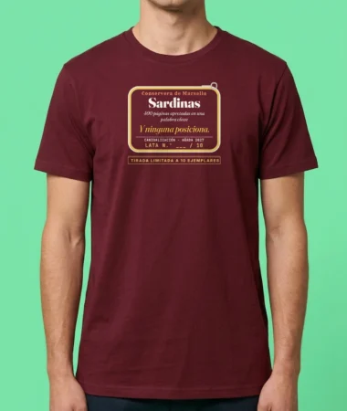 Sardinas de añada: 400 páginas, una palabra clave – Camisetas