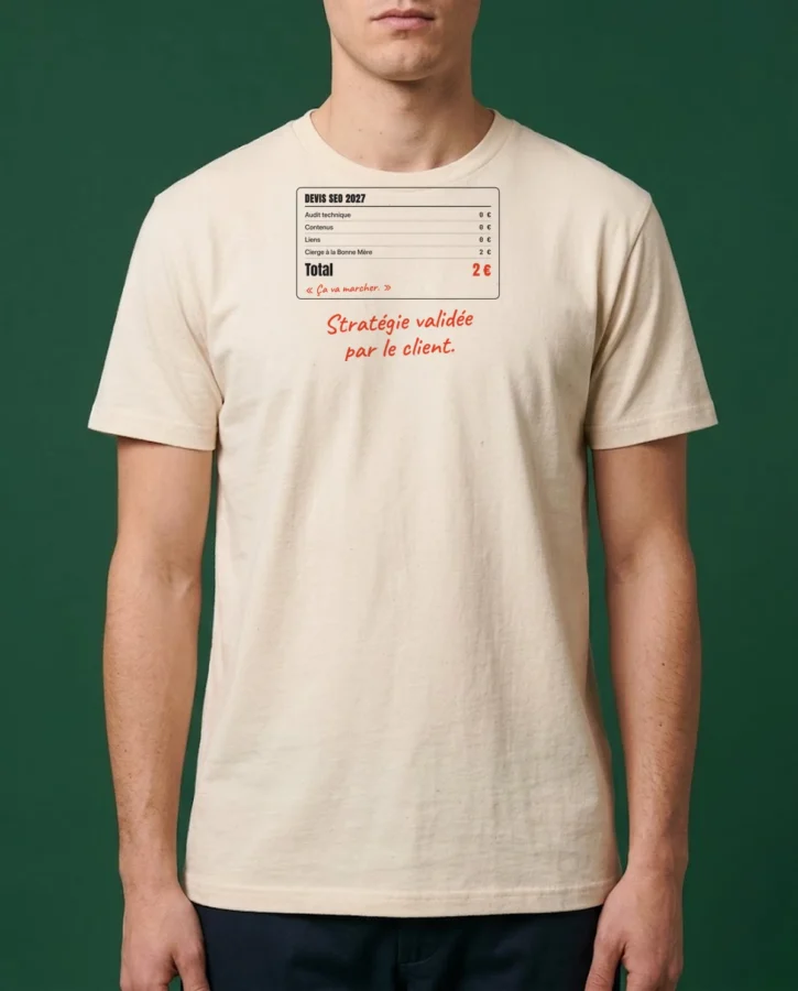 Devis SEO : un cierge à la Bonne Mère – T-shirts