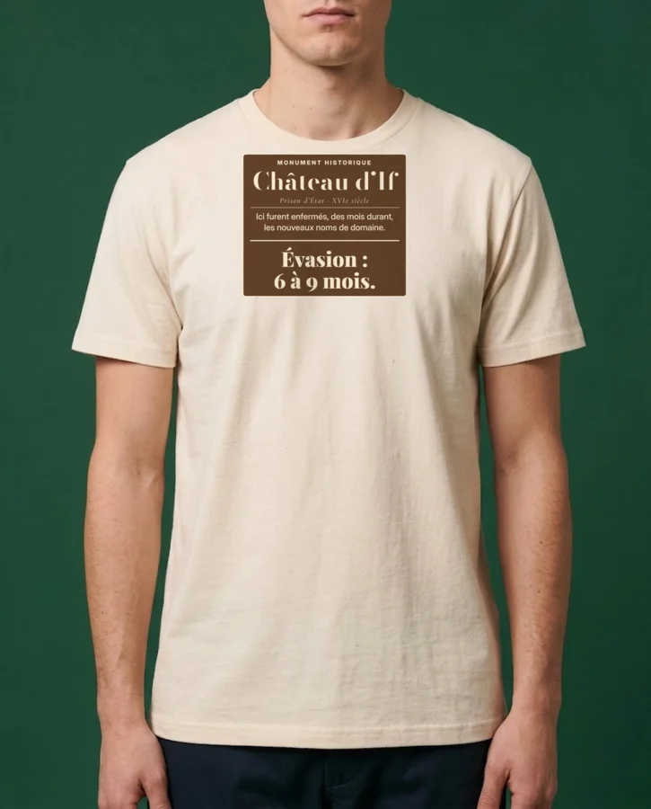 Château d’If, prison des nouveaux domaines – T-shirts