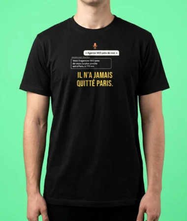 L’assistant vocal n’a jamais quitté Paris – T-shirts