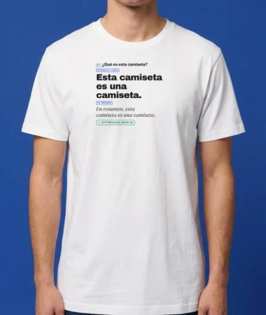 Esta camiseta es una camiseta (optimizada para IA) – Camisetas