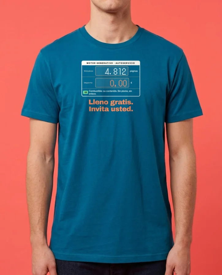 Motor generativo: lleno gratis, invita usted – Camisetas