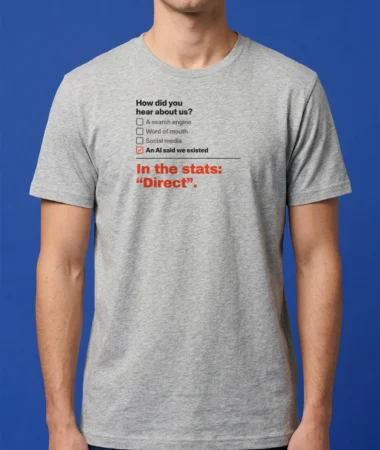 How did you hear about us? An AI – T-shirts