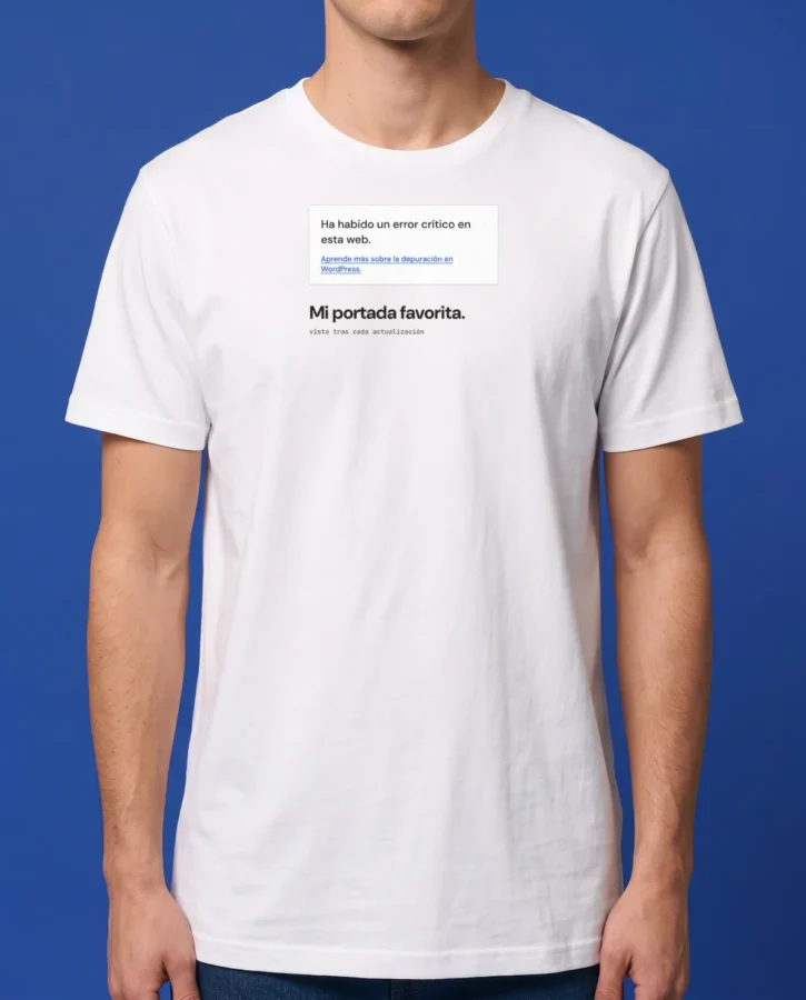 Error crítico – Camisetas