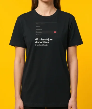 47 mises à jour – T-shirts