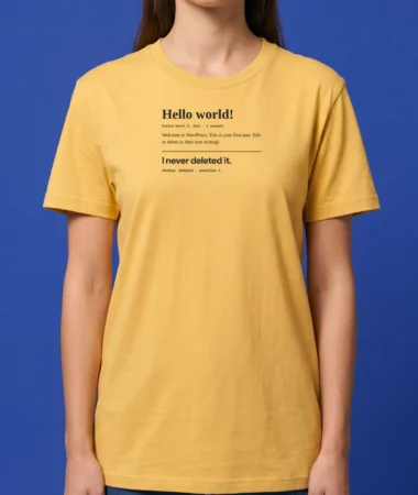 Hello world! – T-shirts