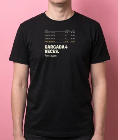 Cargada 4 veces – Camisetas